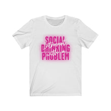 Load image into Gallery viewer, INTROVERT WITH A SOCIAL DRINKING PROBLEM - Unisex Jersey Short Sleeve Tee
